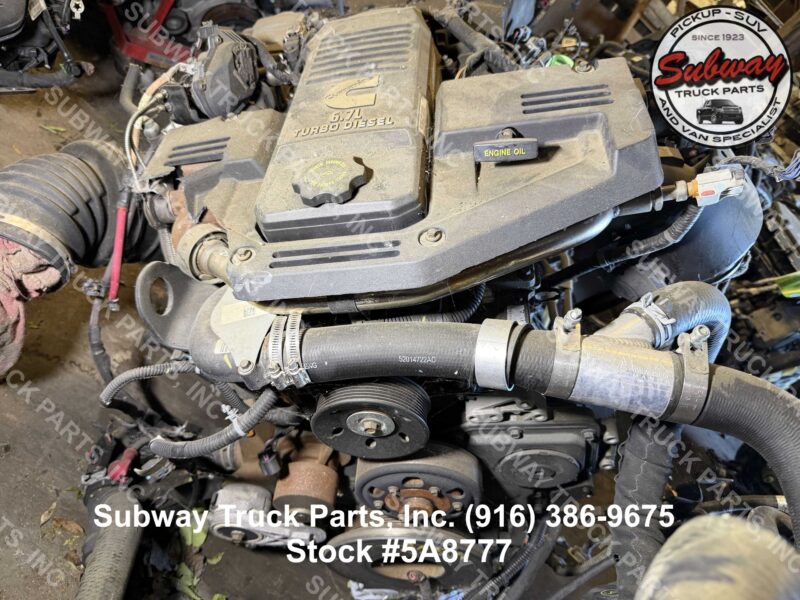 Used 2014 Dodge Ram 3500 6.7L Cummins Engine Assembly