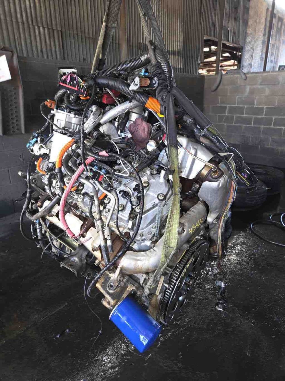 0000128467_0.jpg Used 2011 Chevrolet Silverado 3500 LGH Duramax Engine Assembly