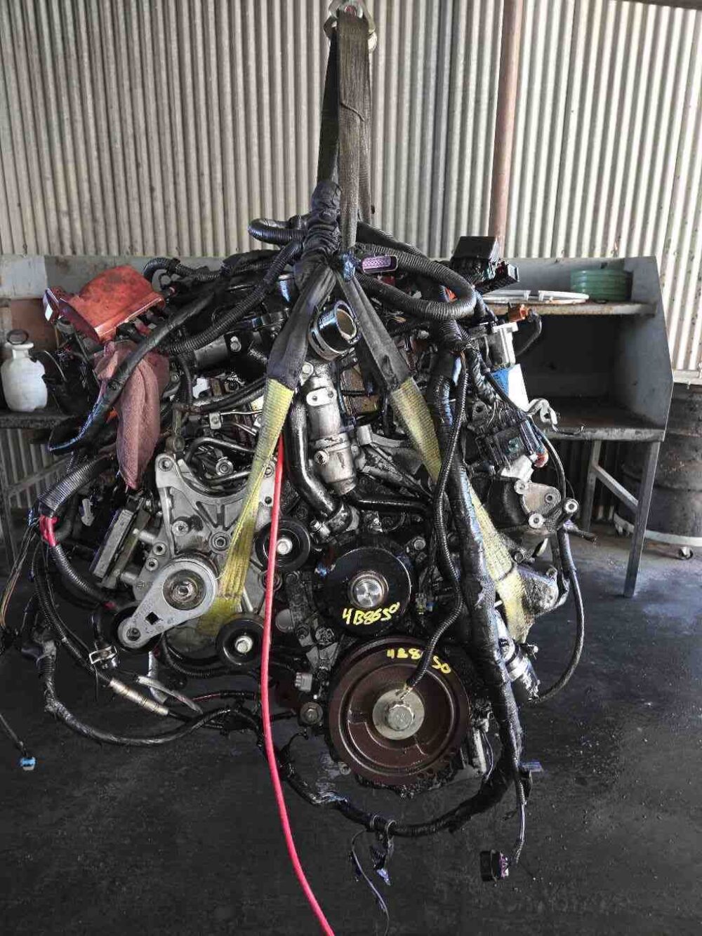 0000128467_2.jpg Used 2011 Chevrolet Silverado 3500 LGH Duramax Engine Assembly
