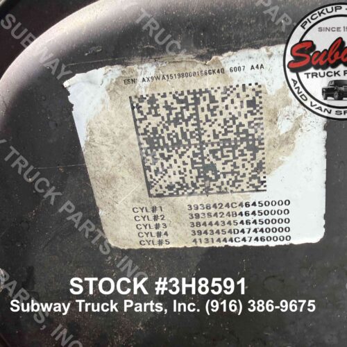 1 Used 2016 Ford Transit 250 3.2L Power Stroke Engine Assembly