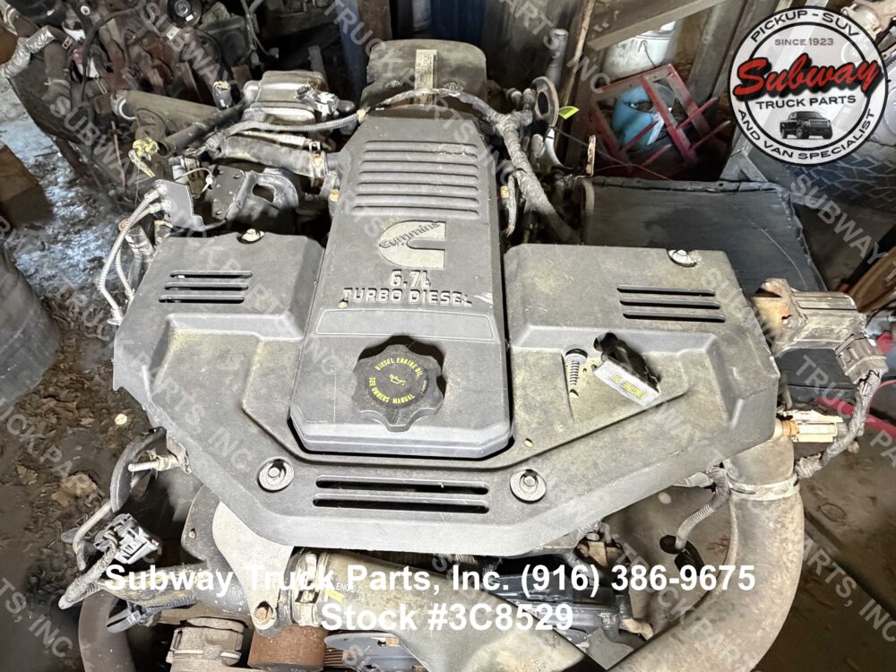 Used 2012 Dodge Ram 3500 6.7L Cummins Engine Assembly