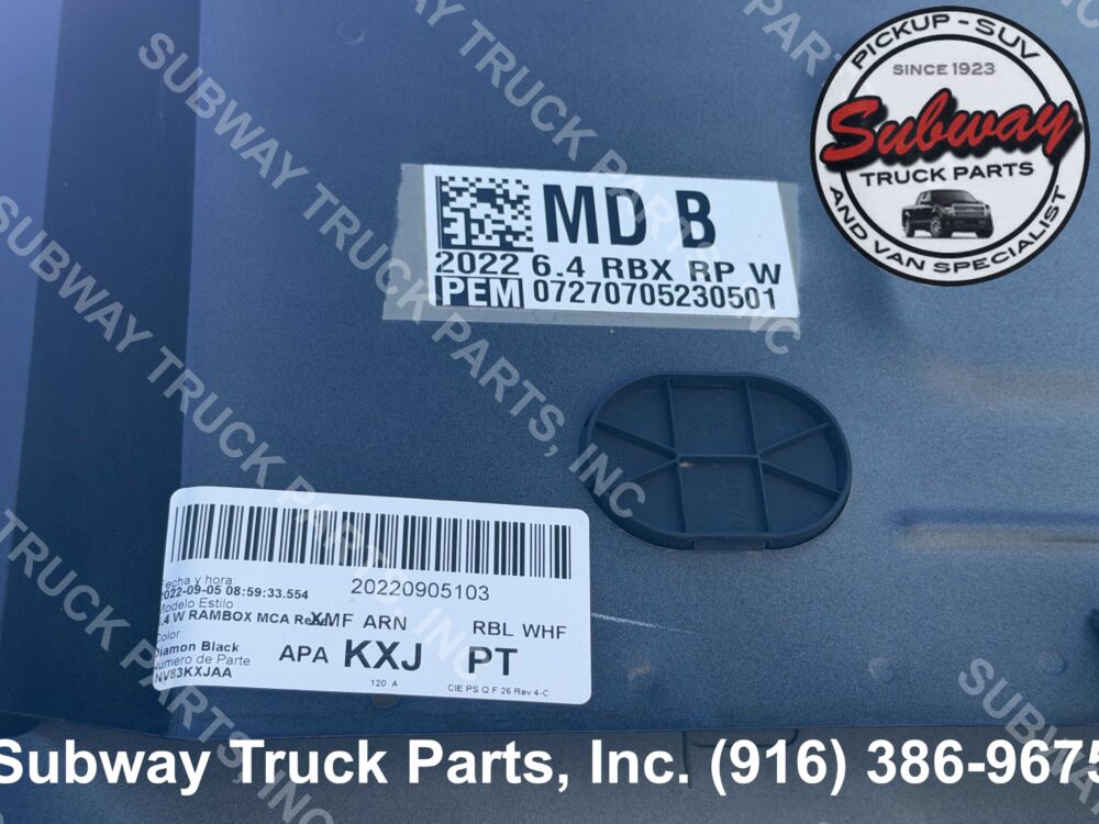 2 Used 2022 Dodge Ram 2500 Pickup Bed / Box