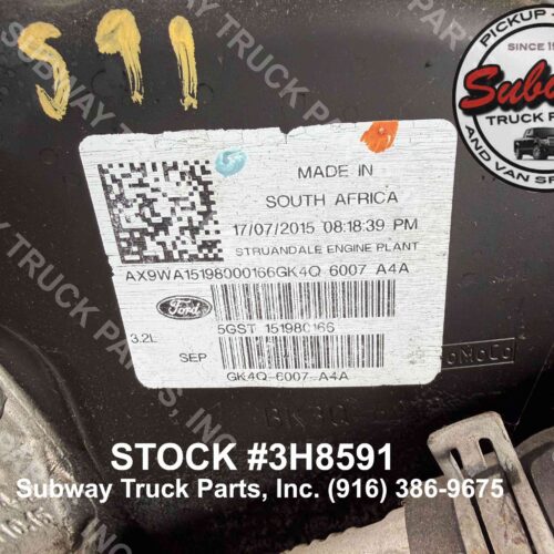 2 Used 2016 Ford Transit 250 3.2L Power Stroke Engine Assembly