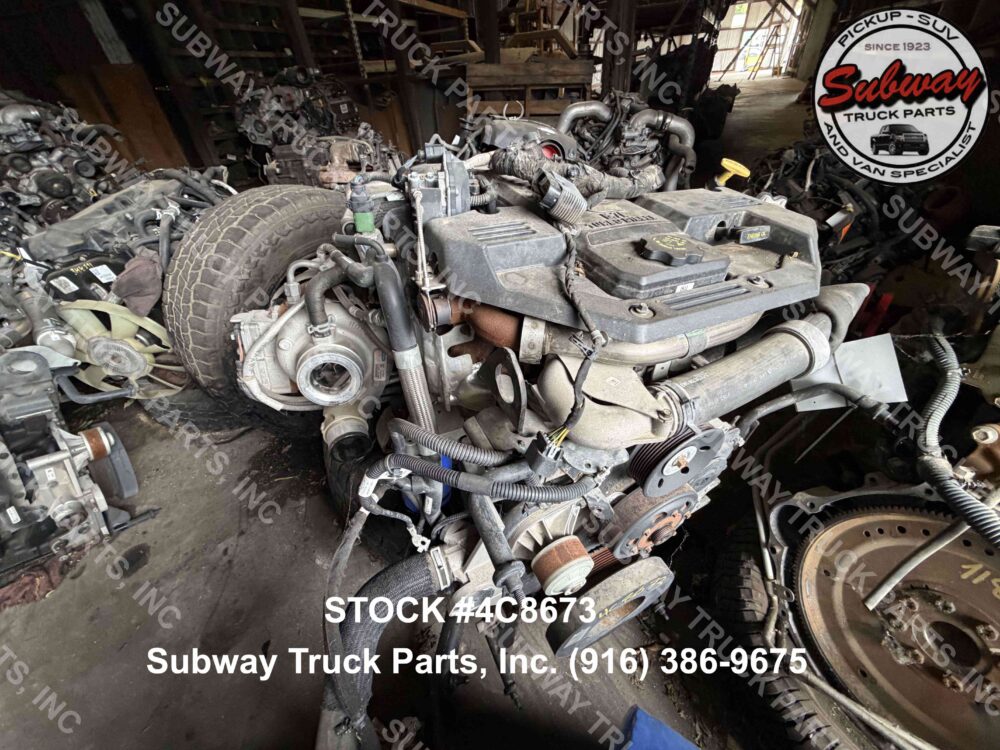 Used 2022 Dodge Ram 3500 6.7L Cummins Engine Assembly