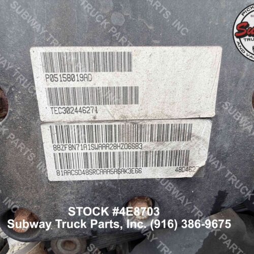 3 Used 2015 Dodge Ram 1500 3.0L EcoDiesel Engine Assembly
