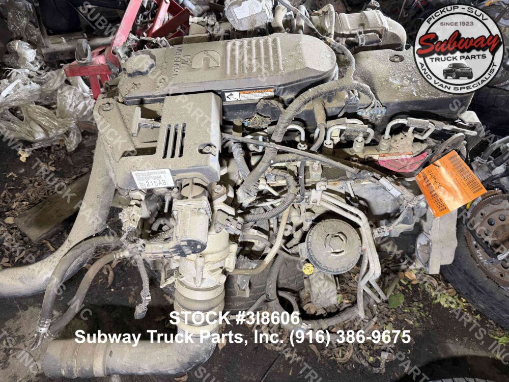 3 Used 2012 Dodge Ram 3500 6.7L Cummins Engine Assembly