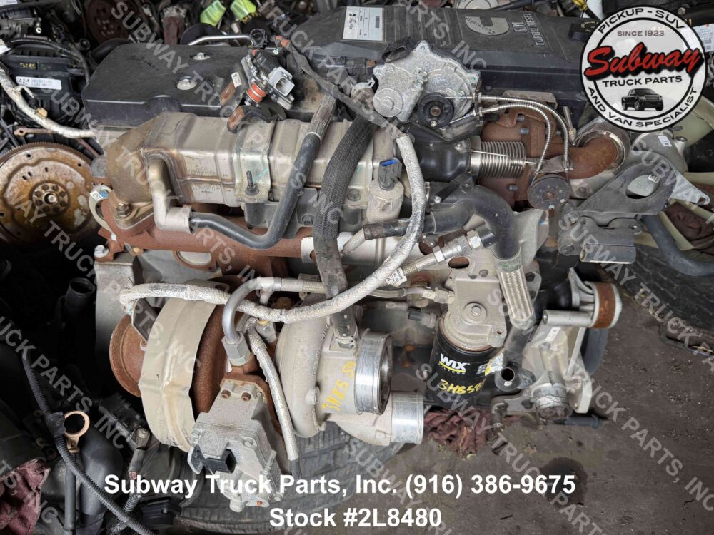 3H8589-6 Used 2020 Dodge Ram 2500 6.7L Cummins Engine Assembly