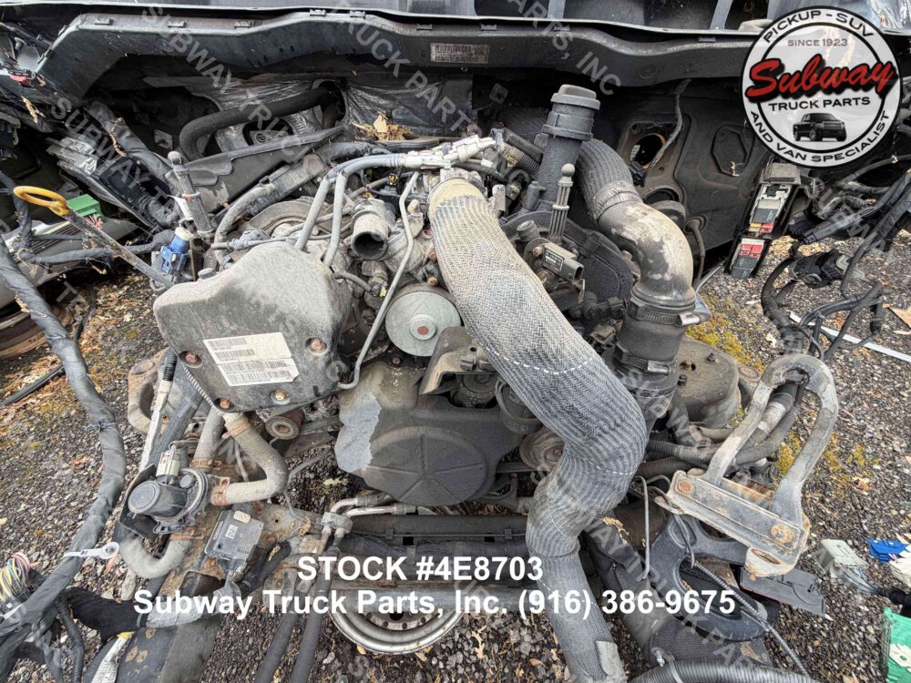 4 Used 2015 Dodge Ram 1500 3.0L EcoDiesel Engine Assembly