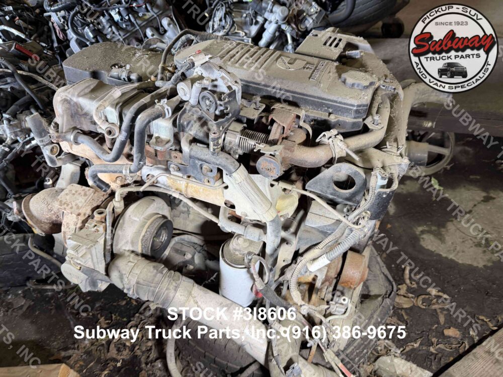 4 Used 2012 Dodge Ram 3500 6.7L Cummins Engine Assembly