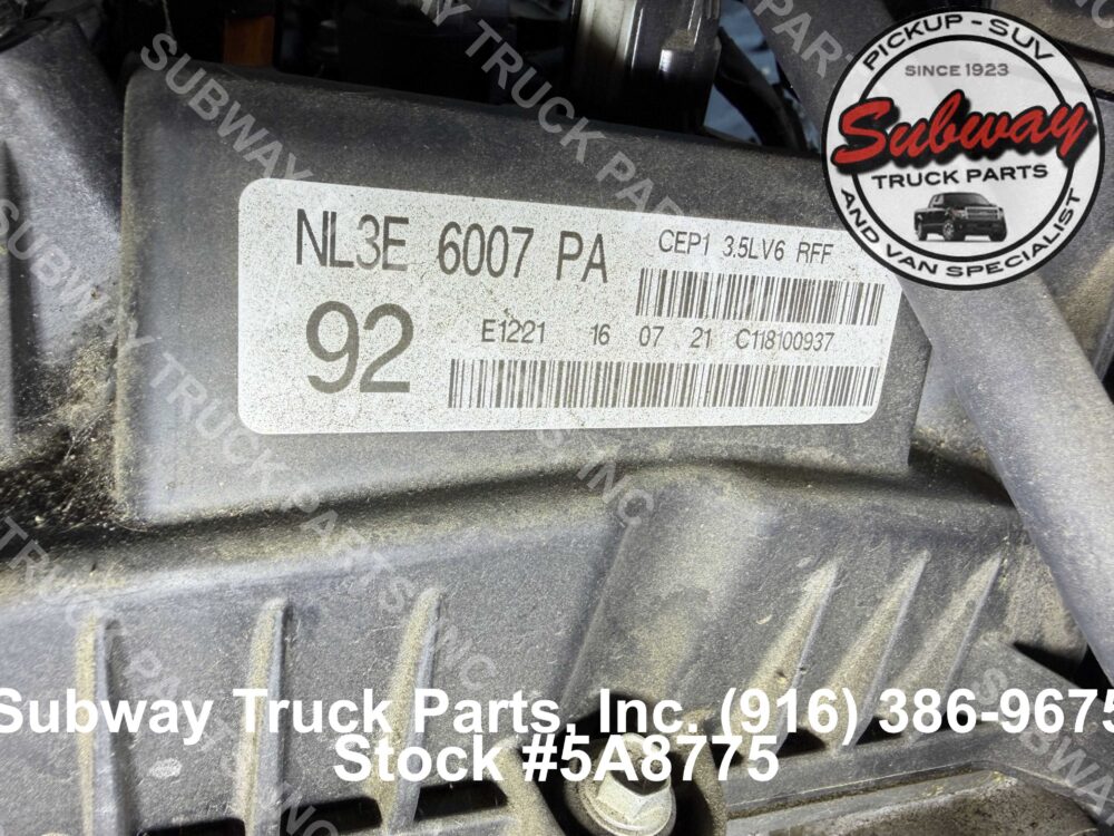 5 Used 2021 Ford F-150 Engine Assembly