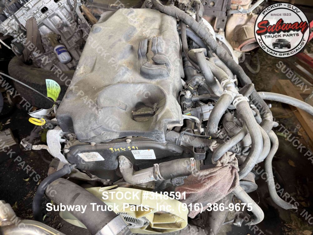 6 Used 2016 Ford Transit 250 3.2L Power Stroke Engine Assembly