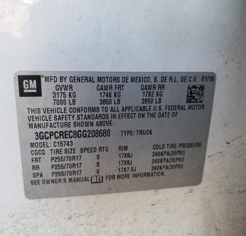 Used 2016 Chevrolet Silverado 1500 Converter / Inverter / Charger