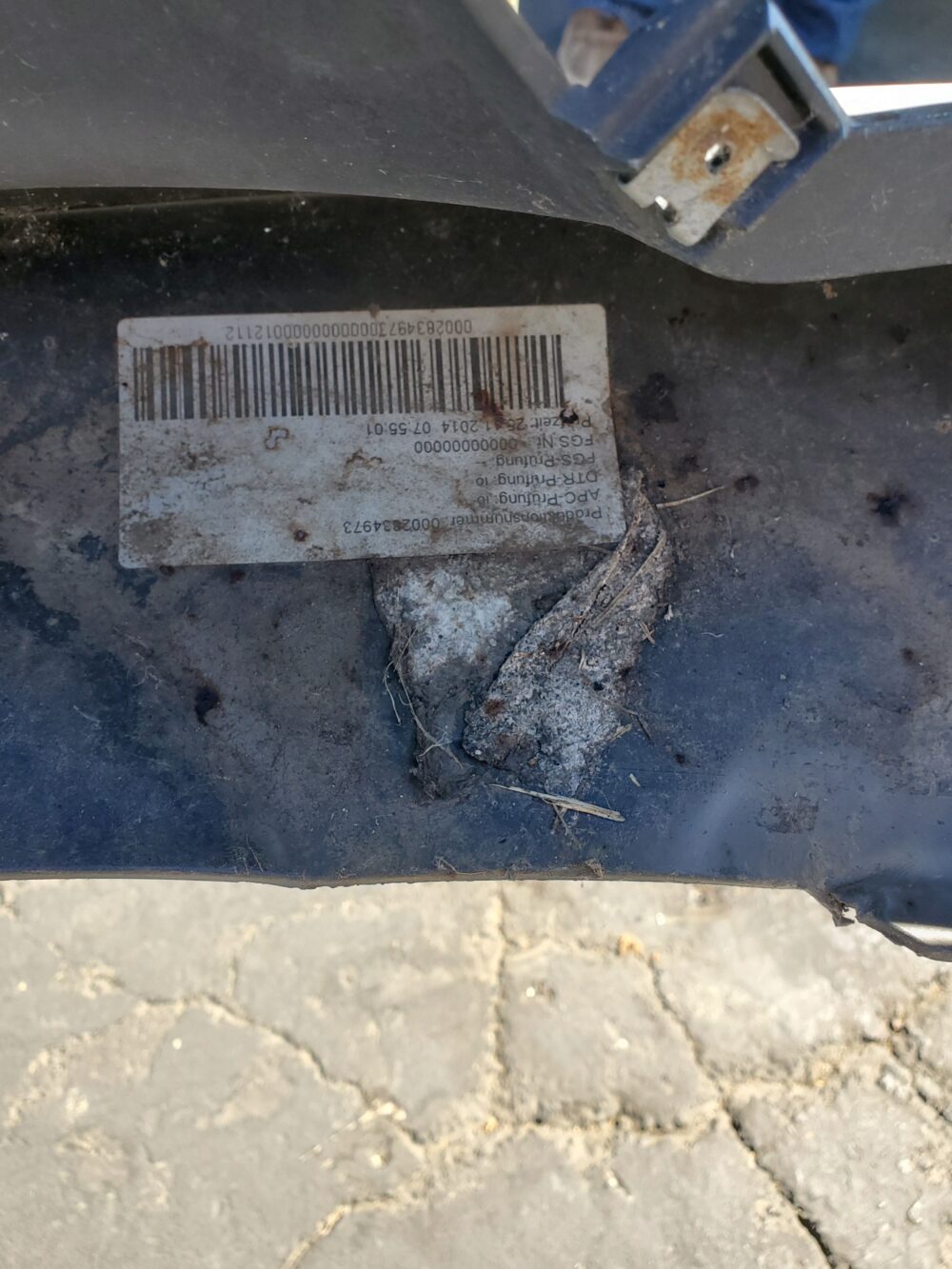 0000104982_8 Used 2015 Mercedes SL55 Bumper Reinforcement Front