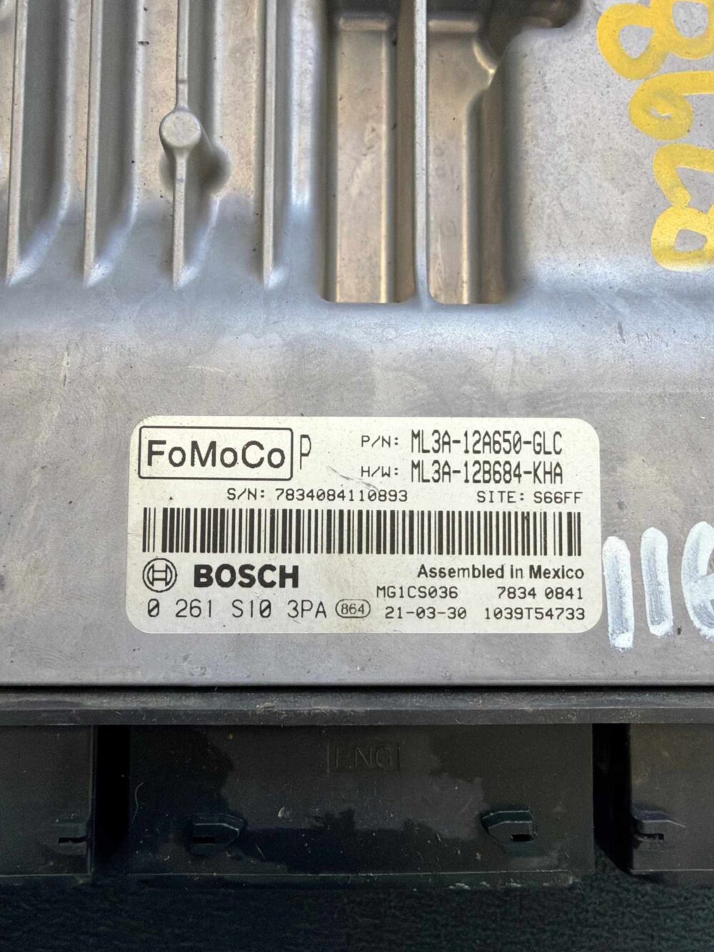 0000127582_2 Used 2021 Ford F-150 Engine / Motor Control Module ML3Z12A650GXB