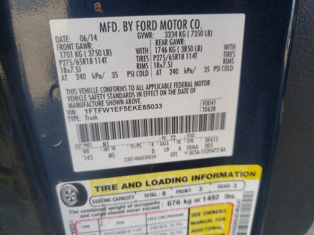 Used 2014 Ford F-150 Spindle Knuckle Front LH