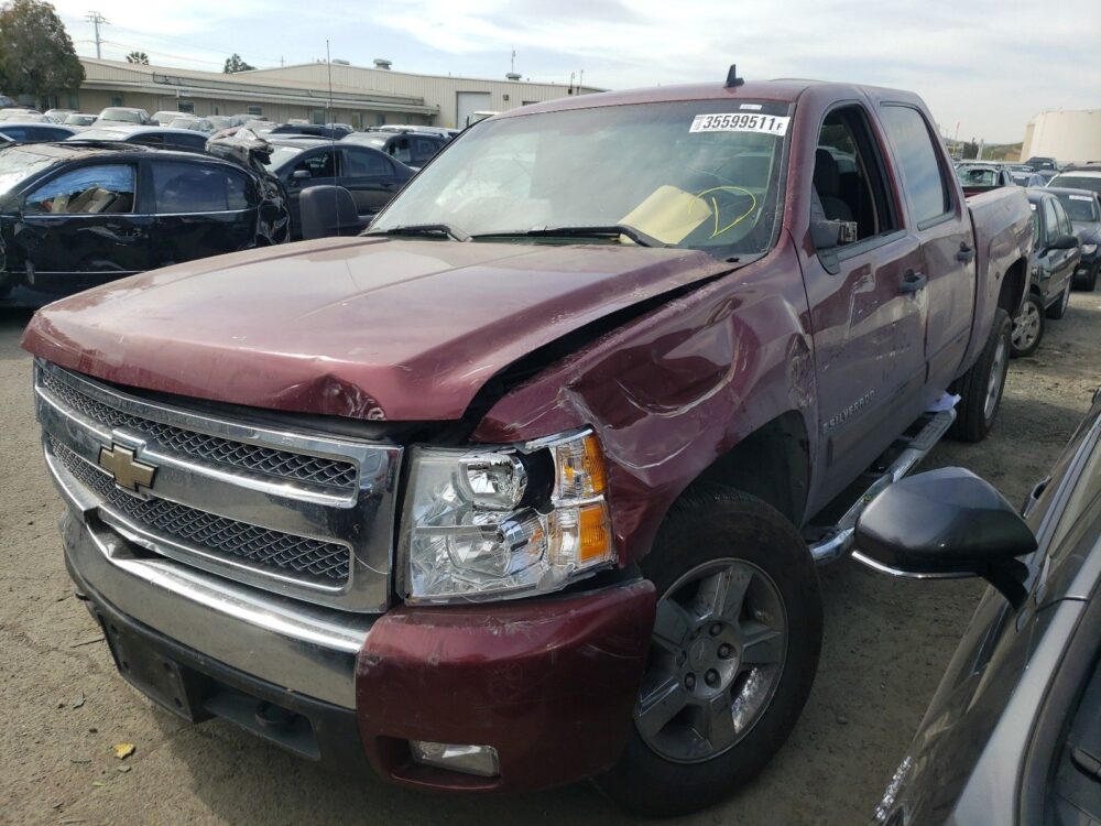 1E8232_0 Used 2008 Chevrolet Silverado 1500 Side View Mirror RH