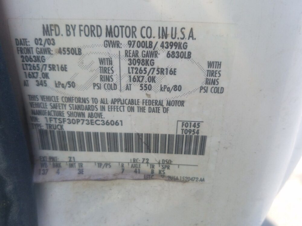 Used 2003 Ford F-350 Super Duty Wheel