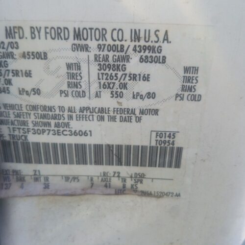 Used 2003 Ford F-350 Super Duty Wheel