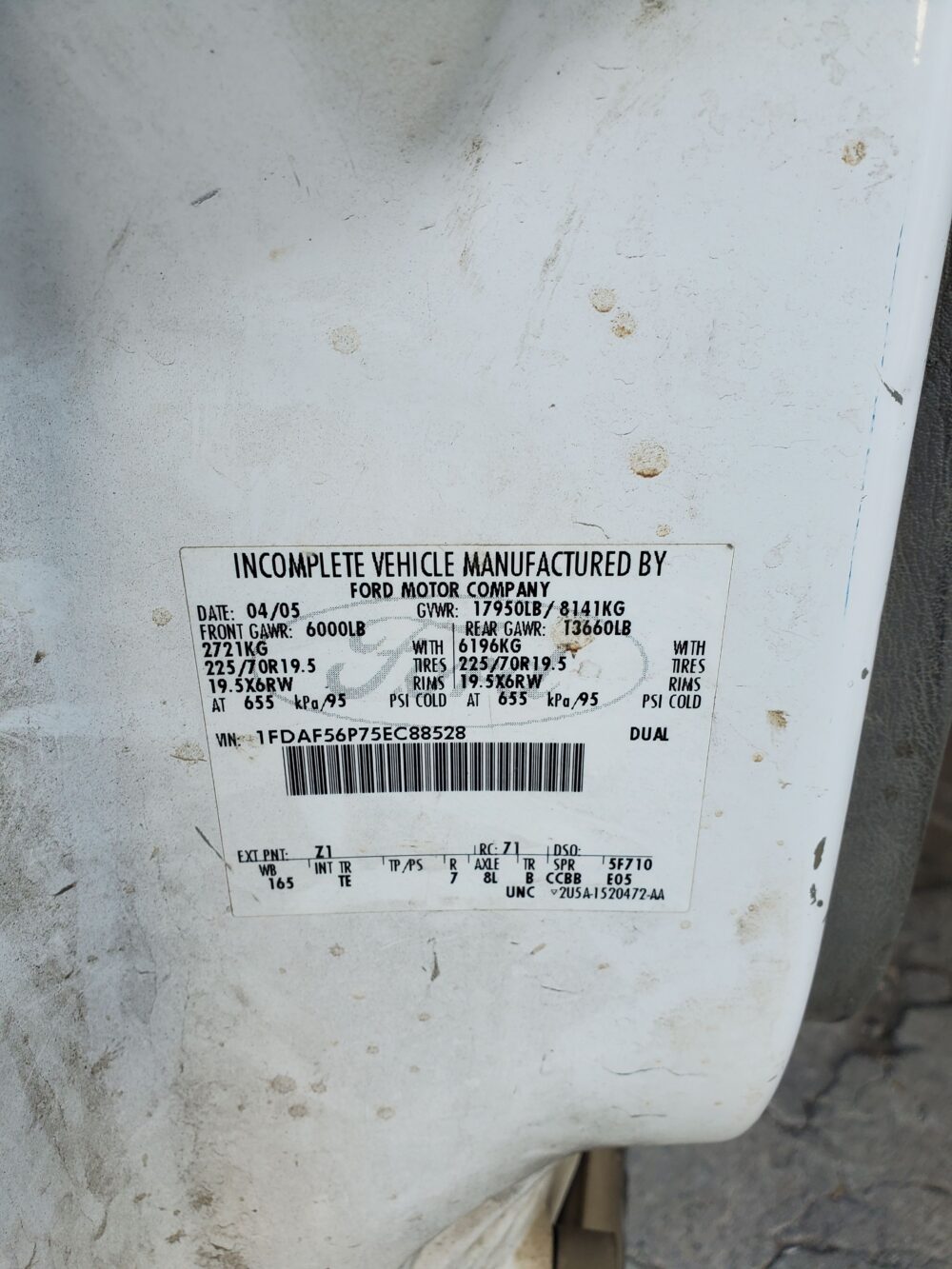 Used 2005 Ford F-550 Super Duty AC Compressor