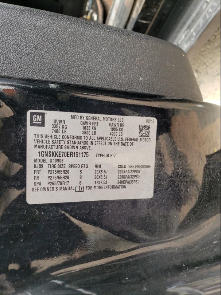 Used 2014 Chevrolet Suburban 1500 Front Lamp LH