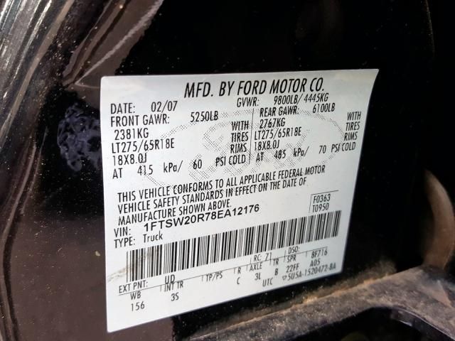 Used 2008 Ford F-250 Super Duty Leaf Spring Rear