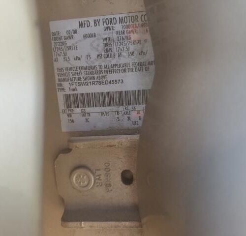 Used 2008 Ford F-250 Super Duty Cab Clip