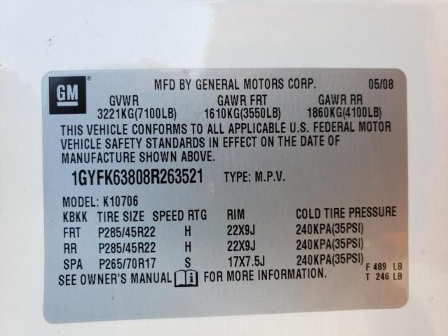 1L8330_4 Used 2008 Cadillac Escalade Air Bag RH 15883207