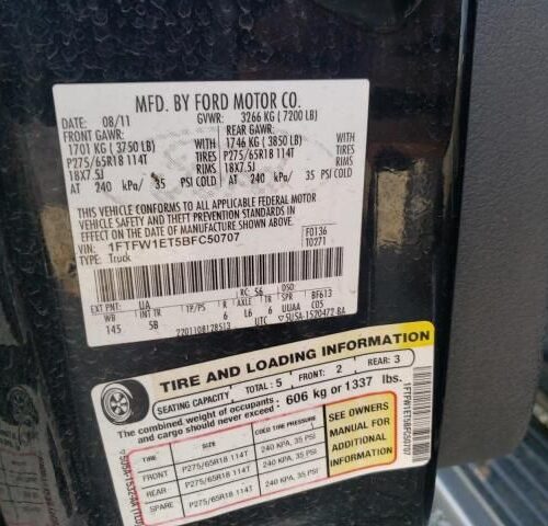 Used 2011 Ford F-150 Spindle Knuckle Front RH