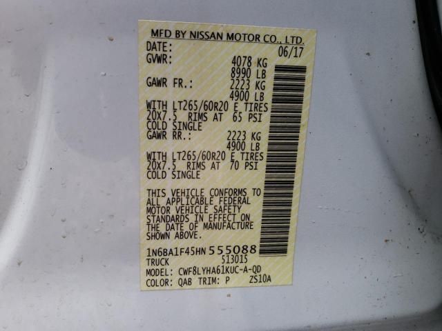 2C8370_2 Used 2017 Nissan Titan XD Decklid Tailgate