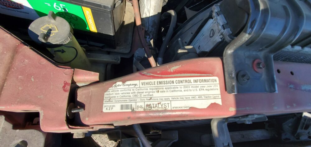 Used 2003 Ford F-250 Super Duty Power Stroke Engine Assembly 6.0L
