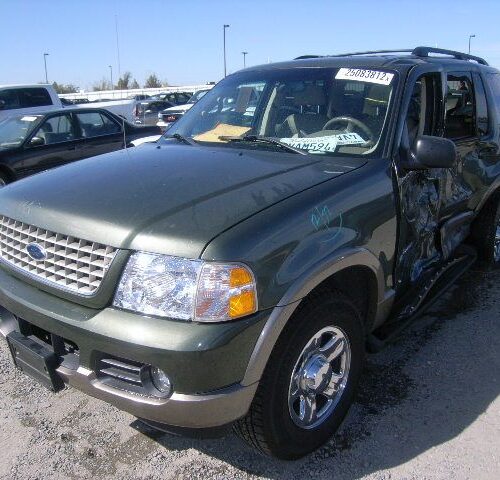 2J6661_2 Used 2002 Ford Explorer Side View Mirror LH