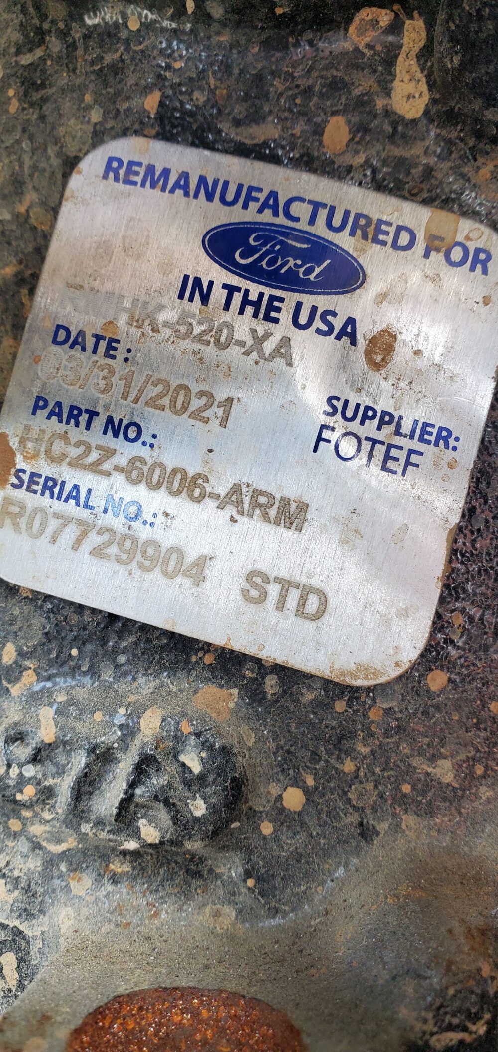 3B8513_14 Used 2015 Ford F-250 Super Duty AC Compressor