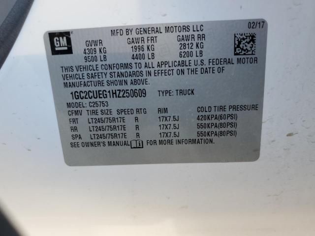 3B8518_2 Used 2017 Chevrolet Silverado 2500 Instrument Face Plate