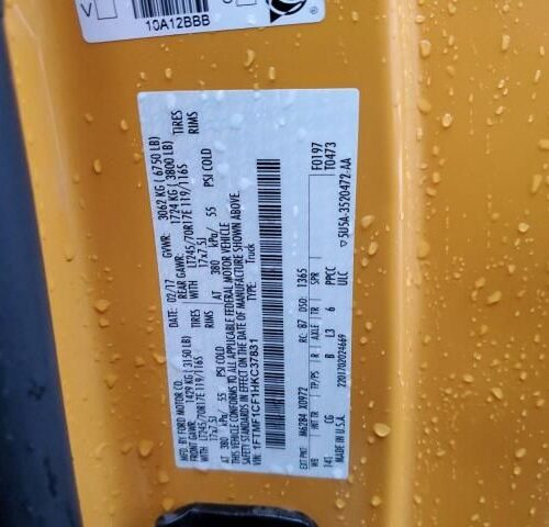 3B8519_3 Used 2017 Ford F-150 Spindle Knuckle Front RH