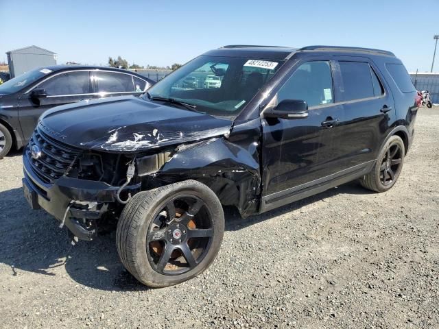 3E8557_0 Used 2016 Ford Explorer Door Handle Exterior LH