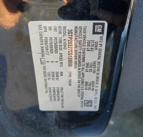 3I8605_1 Used 2012 GMC Sierra Denali 1500 Take-Off Bed