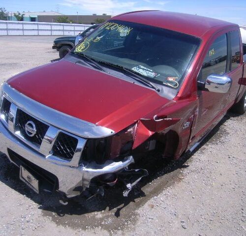 3L6844_2 Used 2004 Nissan Titan Door Handle Interior LH