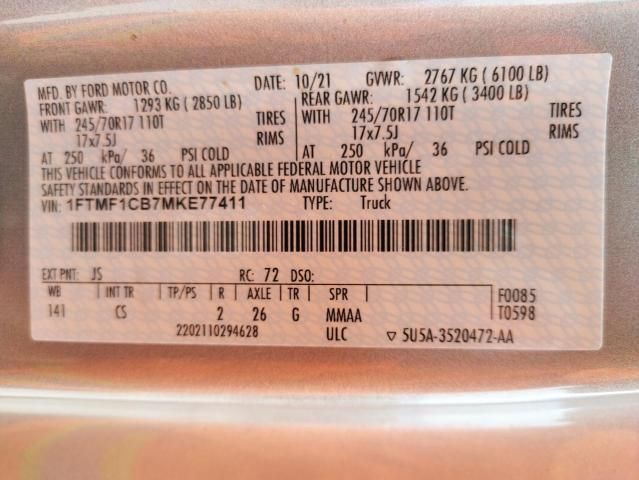 Used 2021 Ford F-150 Engine Assembly 3.3L