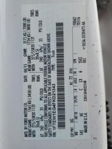 4B8660_12 Used 2015 Ford F-150 Chassis Control Module BU5Z14C724A