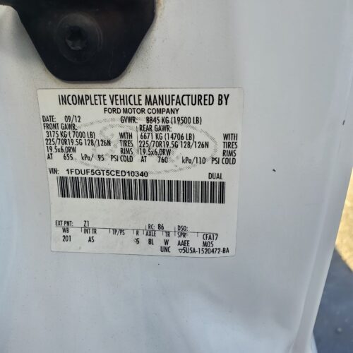 4C8662_8 Used 2012 Ford F-550 Super Duty 6R140 Transmission Assembly