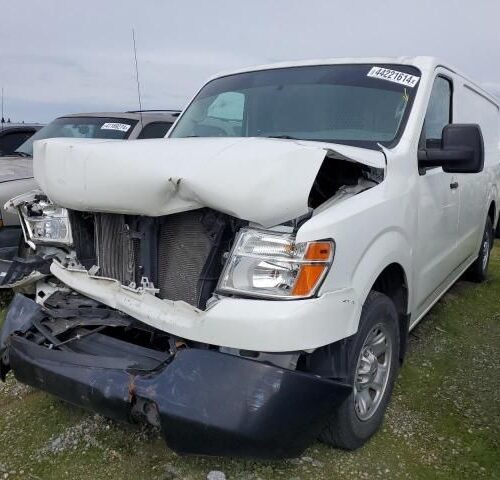 4D8678_13 Used 2019 Nissan NV1500 Van Door Assembly Rear Back LH