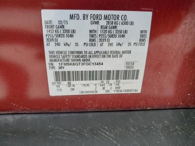 4I8736_3 Used 2015 Ford Explorer AC Compressor