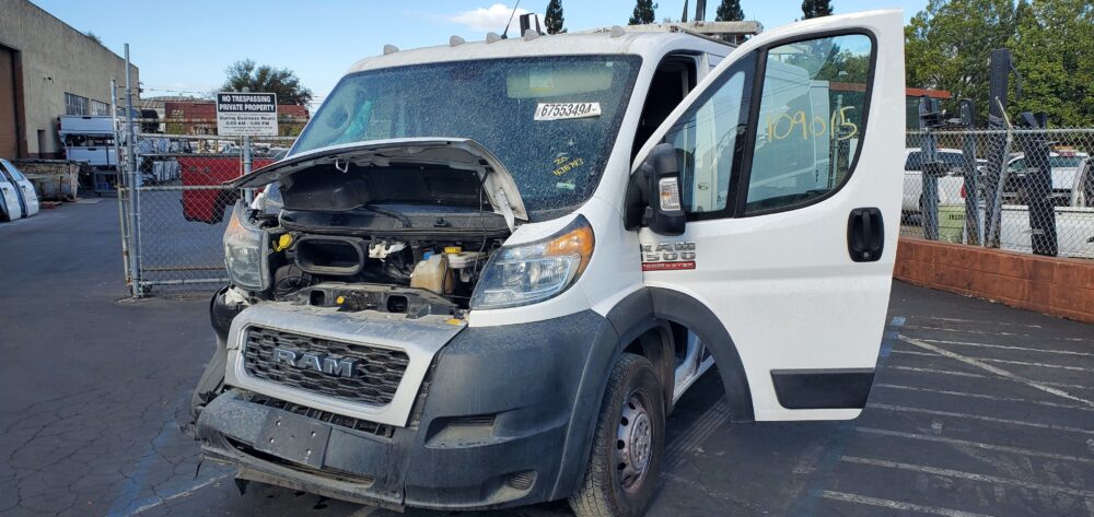 4J8743_2 Used 2020 Ram ProMaster 1500 Instrument Face Plate