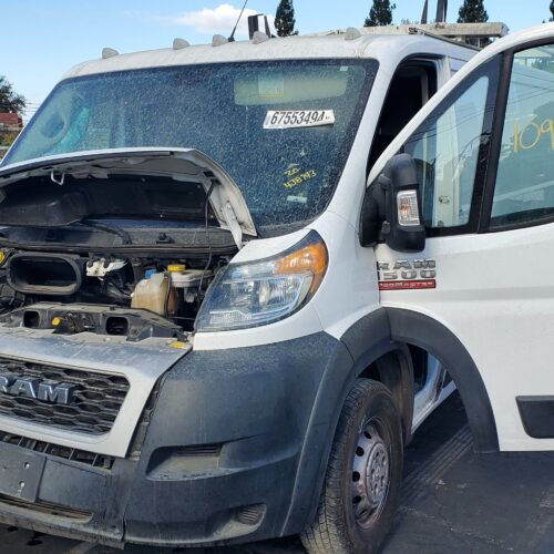 4J8743_2 Used 2020 Ram ProMaster 1500 Instrument Face Plate