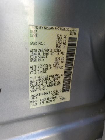 Used 2017 Nissan Titan AC Compressor