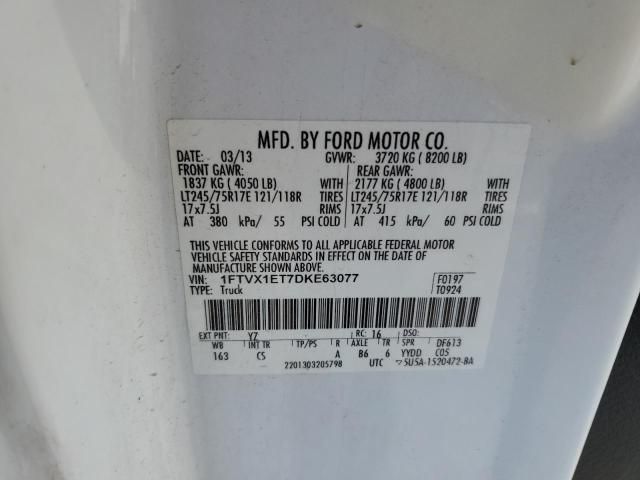 4L8767_4 Used 2013 Ford F-150 Door Assembly Rear Side LH