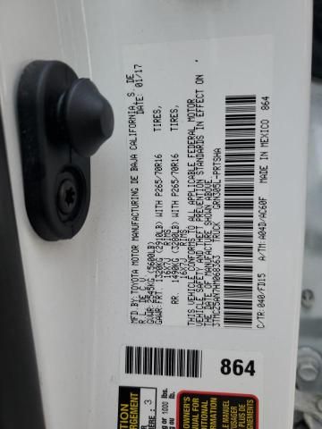 4L8770_17 Used 2017 Toyota Tacoma Door Assembly Rear Side RH