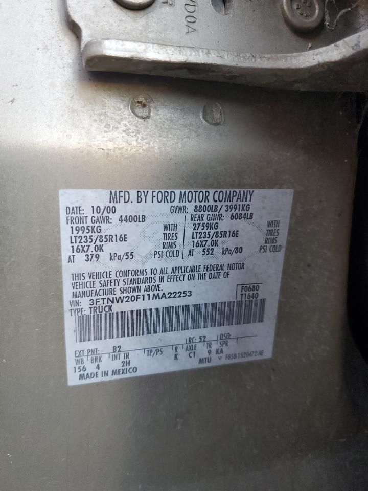 5G8811_5 Used 2001 Ford F-250 Super Duty Chassis Control Module