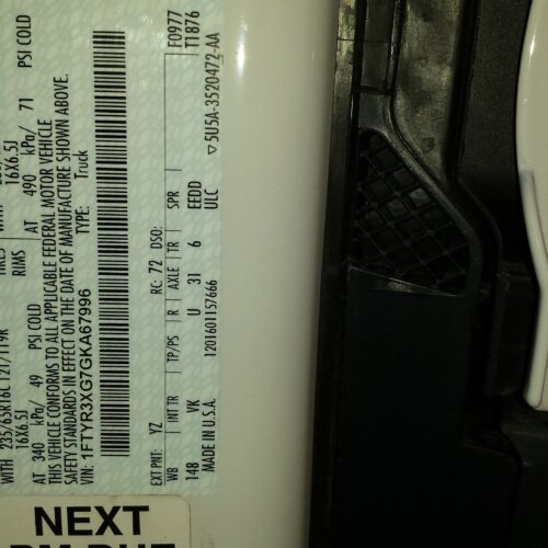 Used 2016 Ford Transit 250 Door Handle Exterior RH