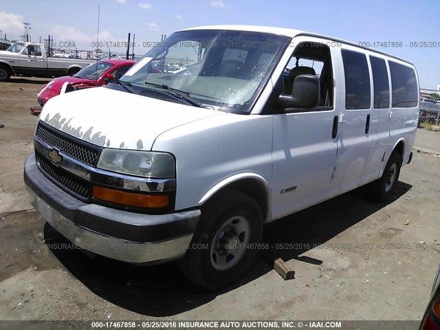 6F7314_0 Used 2005 Chevrolet Express 3500 Van Door Assembly Rear Side LH